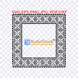 polynesian tattoo design. tattoo svg. polynesian tribal tattoo frame.