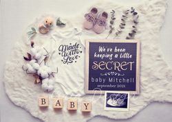 digital pregnancy announcement, neutral pregnancy announcement,  pregnancy announcement neutral, social media, instagram