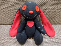 scary hare toy voodoo doll stuffed rabbit animal toy creepy toy rabbit ugly doll bunny