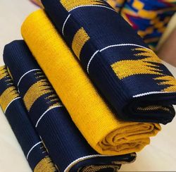 authentic kente 6 yards genuine ghana handwoven kente fabric and kente cloth african fabric african bonwire ghana kente