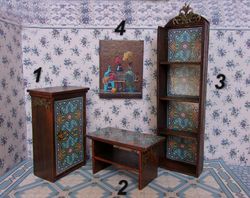 dollhouse furniture set.1:12 scale.