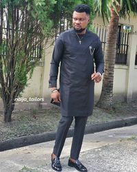 african attire men | african suit| kaftan african men shirt and pant black| dashiki men suit| senator wear