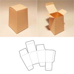 trapezoid box template, obelisk box, pyramid box, pyramid shaped box, svg, pdf, cricut, silhouette, 8.5x11, a4, a3, dxf