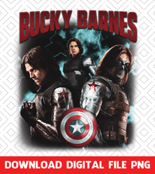 bucky barnes vintage 90s png , bucky barnes vintage 90s design shirt