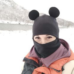 mickey balaclava hat, women balaclavas, woman fullface mask, balaclava with years, balaclava mickey mouse, minney hat