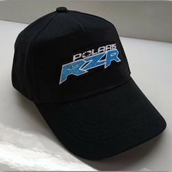 Mens Cotton Baseball Cap POLARIS RZR BLUE