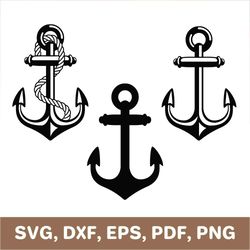 anchor svg, anchor dxf, anchor png, anchor template, anchor cutout, anchor die cut, anchor clipart, anchor pdf, cricut