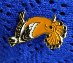 antiques, antique badges, vintage badges, ussr, ussr jewelry, bird brooch, vintage badge, bird badge, soviet badge