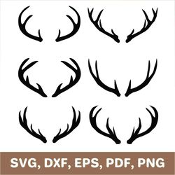 antlers svg, deer antlers svg, deer horns svg, antlers dxf, antlers template, antlers png, deer antlers dxf, cricut