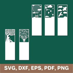 bookmark svg, bookmark template, bookmark dxf, bookmark png, bookmark laser cut, bookmark cut file, bookmark pdf, cricut