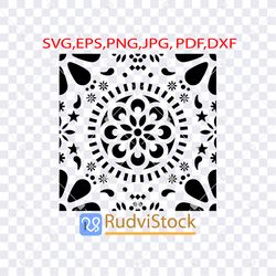 tattoo svg. seamless mexican background tribal pattern