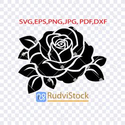 tattoo svg. rose flower tattoo tribal design stencil