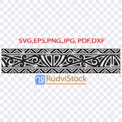 tattoo svg. maori tattoo pattern seamless border