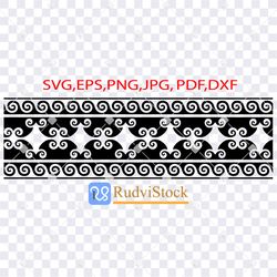 tattoo svg. maori tattoo pattern seamless band