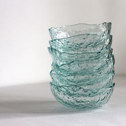 set of 6 glass bowls 5 inch for desserts