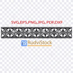 tattoo svg. samoan pattern tribal tattoo seamless border