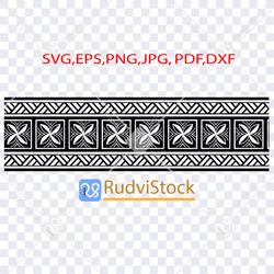 tattoo svg. samoan pattern tribal tattoo band design