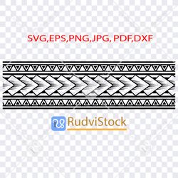 tattoo svg. polynesian tribal tattoo band design