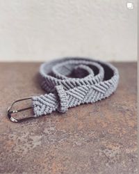 woven belt. macrame handmad belt.