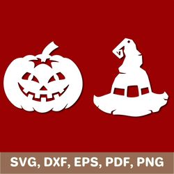 halloween svg, carved pumpkin svg, witch hat svg, halloween dxf, carved pumpkin dxf, witch hat dxf, carved pumpkin png