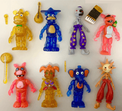 8pcs set five nights at freddy's fnaf nightmare action figure cake toppers toy