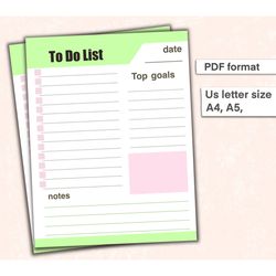 to do list printable, to do list, daily to do list, printable to do list, to do list planner, instant download, daily pl