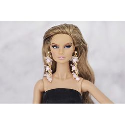 dolls jewelry earrings for barbie nu face fashion royalty poppy parker