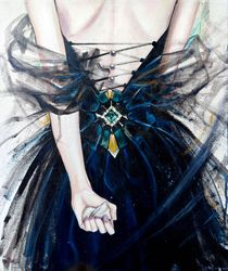 beautiful woman original modern contemporary canvas painting original wall art ballet ballerina painting