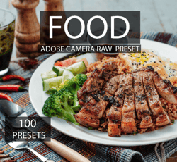 100 food presets, desktop lightroom, lightroom presets, camera raw presets, photography presets, instagram presets, xmp