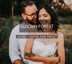 authors professional camera raw preset forest, photography presets,gloomy, xmp presets, presets desktop