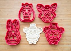 fnaf cookie cutters. set 4 pcs