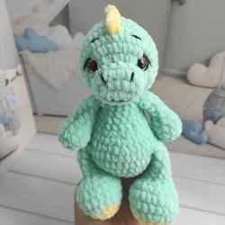 Dinosaur Toy, Crochet Dino, Plush Toy For Children