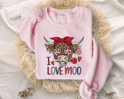 cow sweatshirt, christmas gift, cow sweatshirt, christmas hoodie, cow mom, cow lover sweatshirt, cute valentine day outf