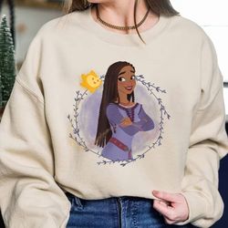 Asha Princess And Star Shine On T-Shirt  Wish Movie 2023 Matching Tee  Walt Disneyworld Disneyland Family Trip Birthday