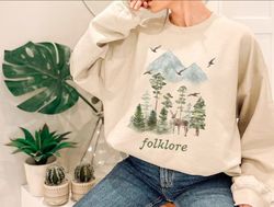 folklore tracklist shirt, folklore merch, folklore sweatshirt, tayl0r gift, ts merch, tayl0r hoodie, forest shirt, swift