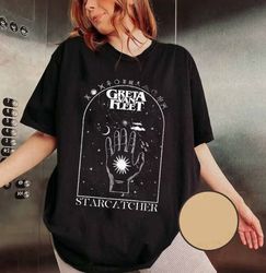 greta van 90s shirt, starcatcher world tour 2024 shirt, rock band shirt, starcatcher 2023 shirt, greta van fleet concert