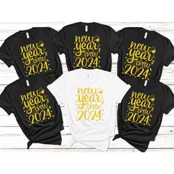 new year crew 2024,new years shirt, happy new year t-shirt, new year gift, family new years shirts, family matching new