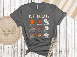 potter cats shirt, funny cats shirt, cute cats, gift for cat owner,pottery gift,cute comfy wizard book lover, cat lover,