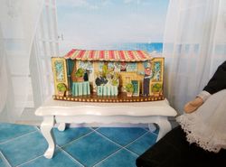 paper theater. puppet miniature. scale 1:12. dollhouse miniature.