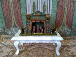 puppet show. dollhouse miniature.1:12 scale.