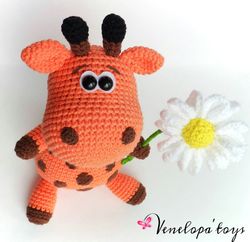 pattern amigurumi crochet giraffe