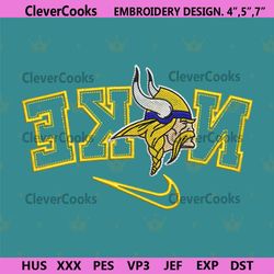 minnesota vikings reverse nike embroidery design download file