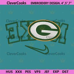 green bay packers reverse nike embroidery design download file