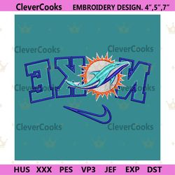 miami dolphins reverse nike embroidery design download file