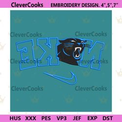 carolina panthers reverse nike embroidery design download file