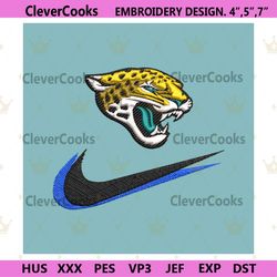 jacksonville jaguars nike swoosh embroidery design download