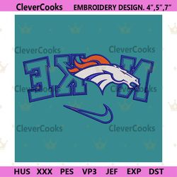 denver broncos reverse nike embroidery design download file