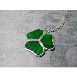 trefoil, st patricksday, shamrock leaf, irish pendant, lucky shamrock, clover leaf necklace, st patrick's day plant