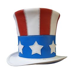 uncle sam leather top hat 2