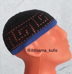 kufi hat men crochet cotton